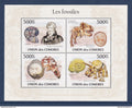 Comores - YT n° 1874 à 1877 ** - Neuf sans charnière - les fossiles - 2010