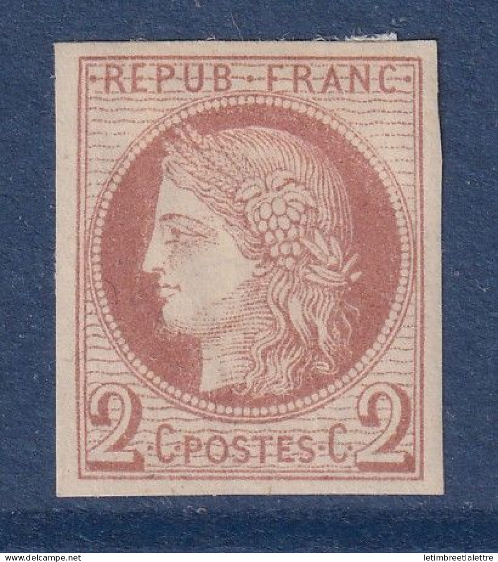 Colonies Générales - YT n° 15 * - Neuf avec infime charnière - Signé Brun etc - 1872 1877