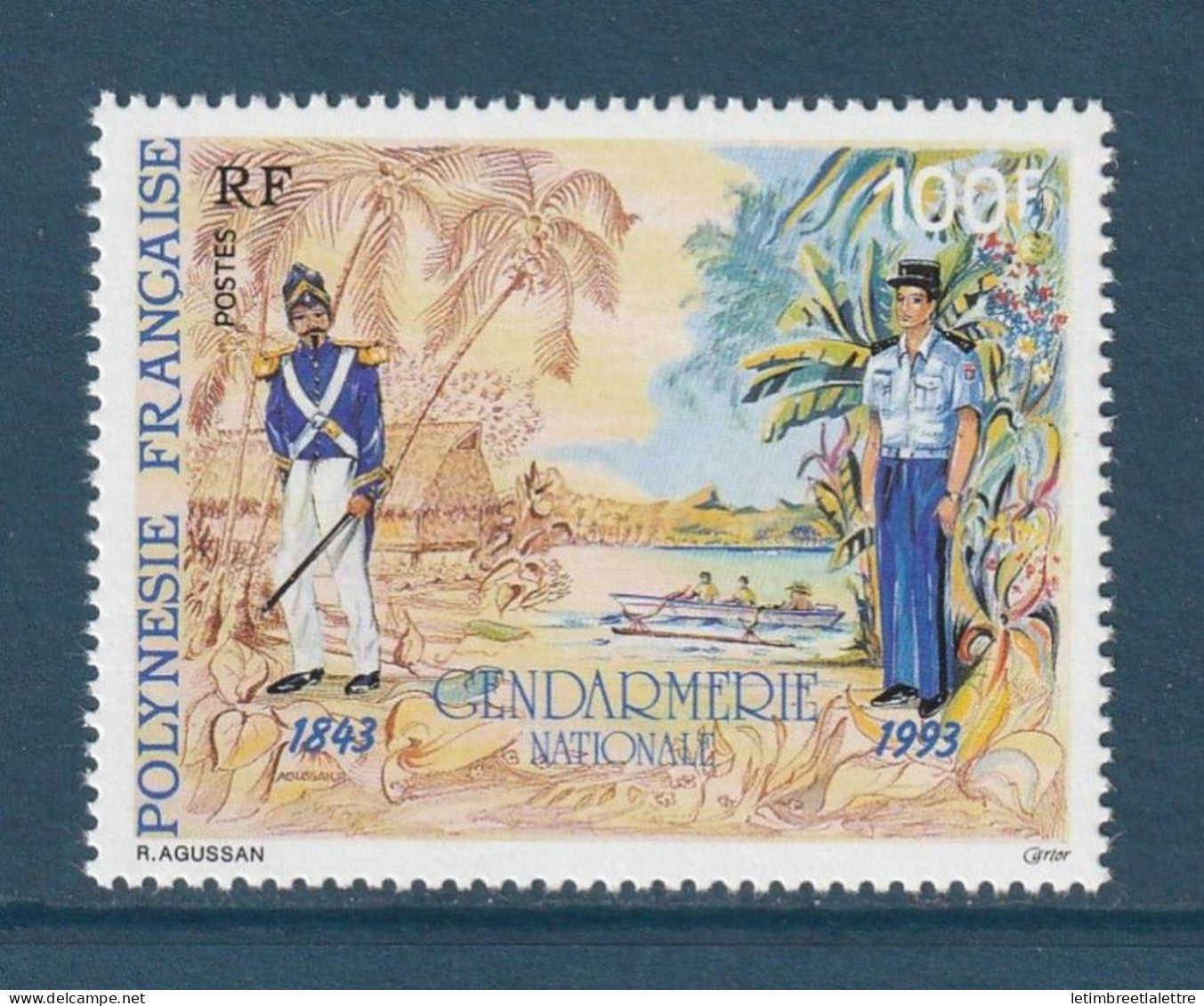 Polynésie Française - YT n° 443 ** - Neuf sans charnière - 1993