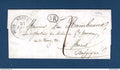 ⭐ France - Somme - type 11 double fleurons avec marque de passage pour la Belgique - 1846 ⭐