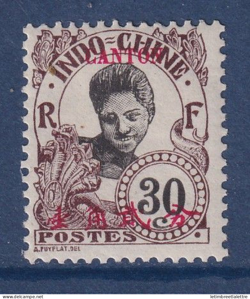 Canton - YT n° 58 * - Neuf avec charnière - 1908