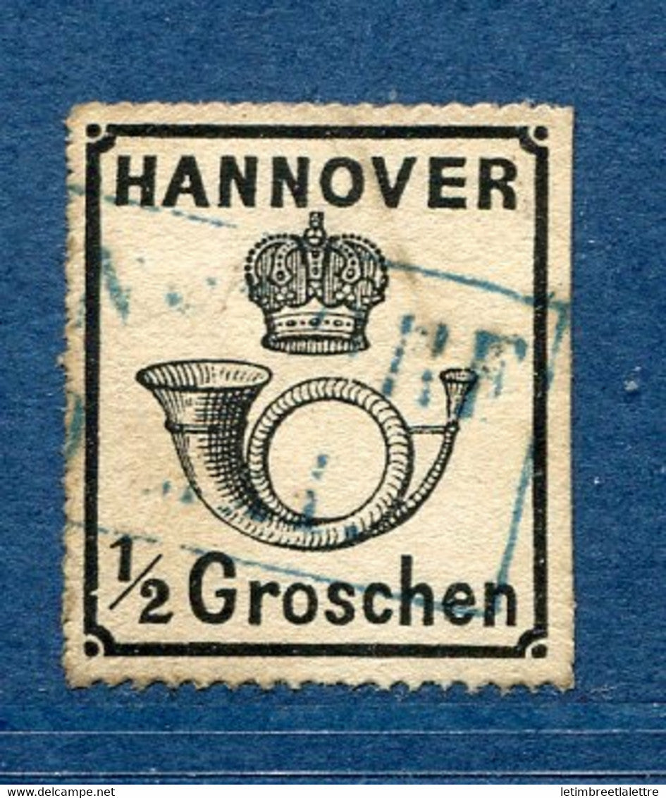 ⭐ Hanovre - YT n° 23 - Oblitéré - 1864 ⭐