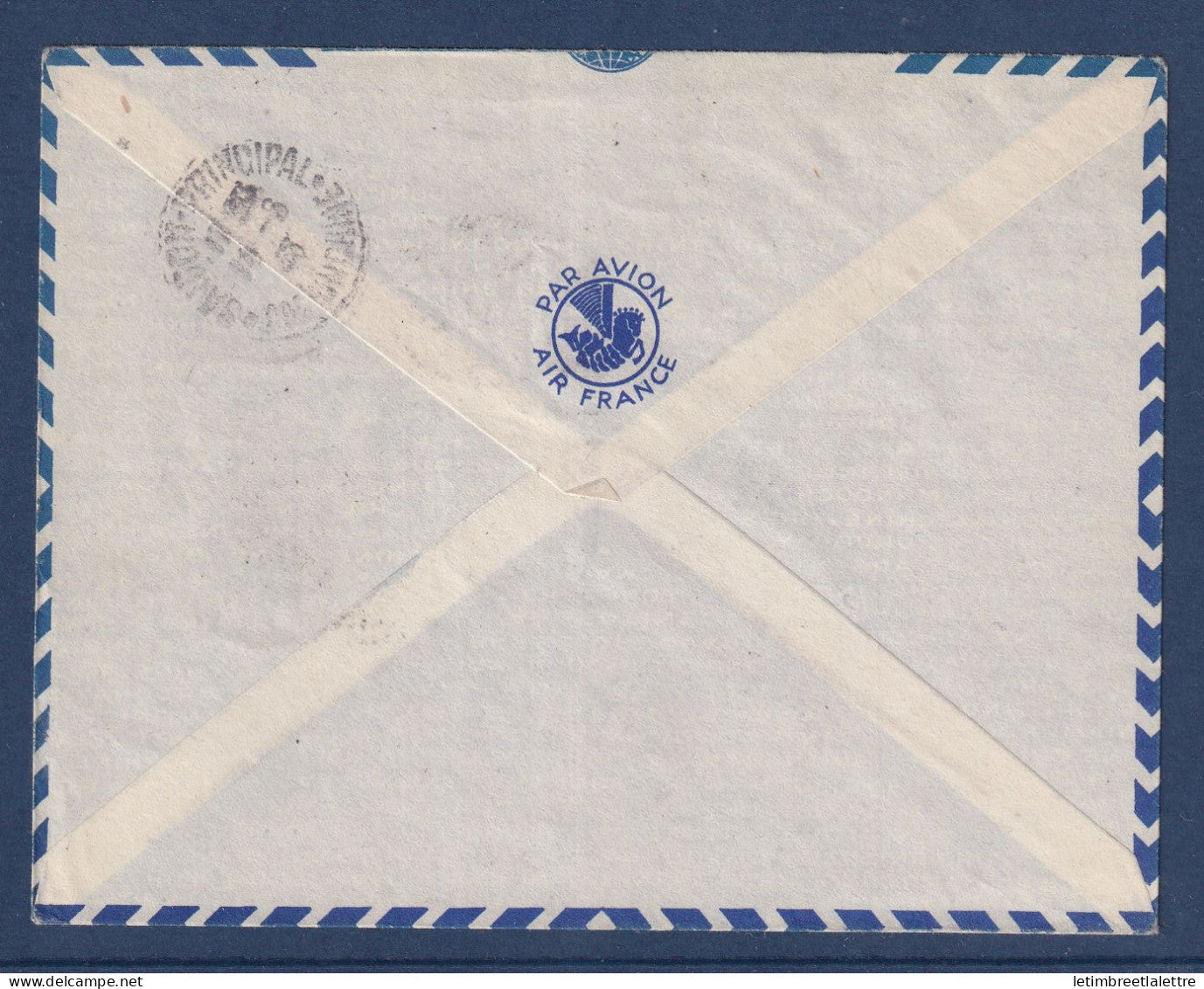 France - Réouverture de la ligne France Indochine via Air France - 1946