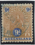 ⭐ Queensland - YT n° 101 a - Oblitéré - Dentelé 11 - RARE ⭐