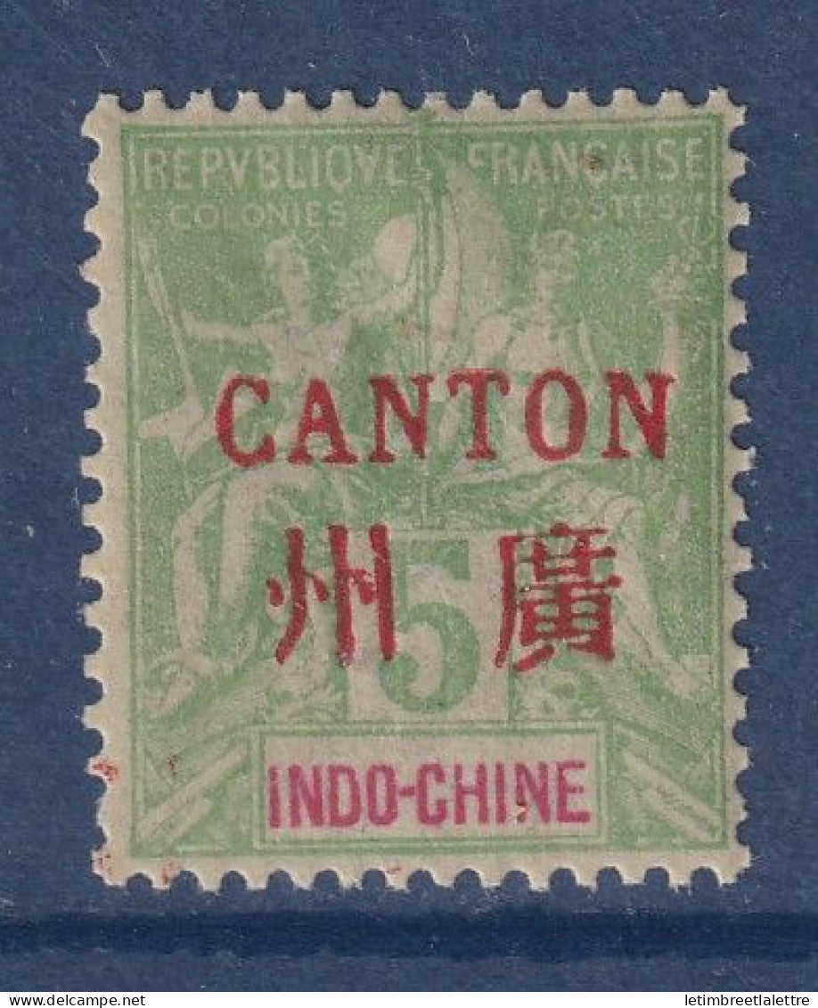 Canton - YT n° 5 * - Neuf avec charnière - 1901 1902
