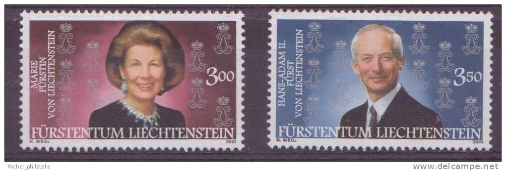 ⭐ Liechtenstein - YT n° 1236 et 1237 ** - Neuf sans charnière - 2002 ⭐