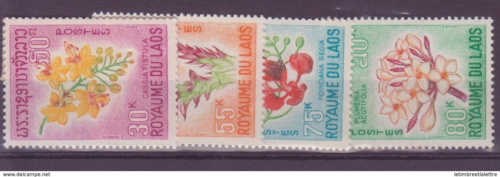 ⭐ Laos - YT n° 160 à 163 ** - Neuf sans charnière ⭐