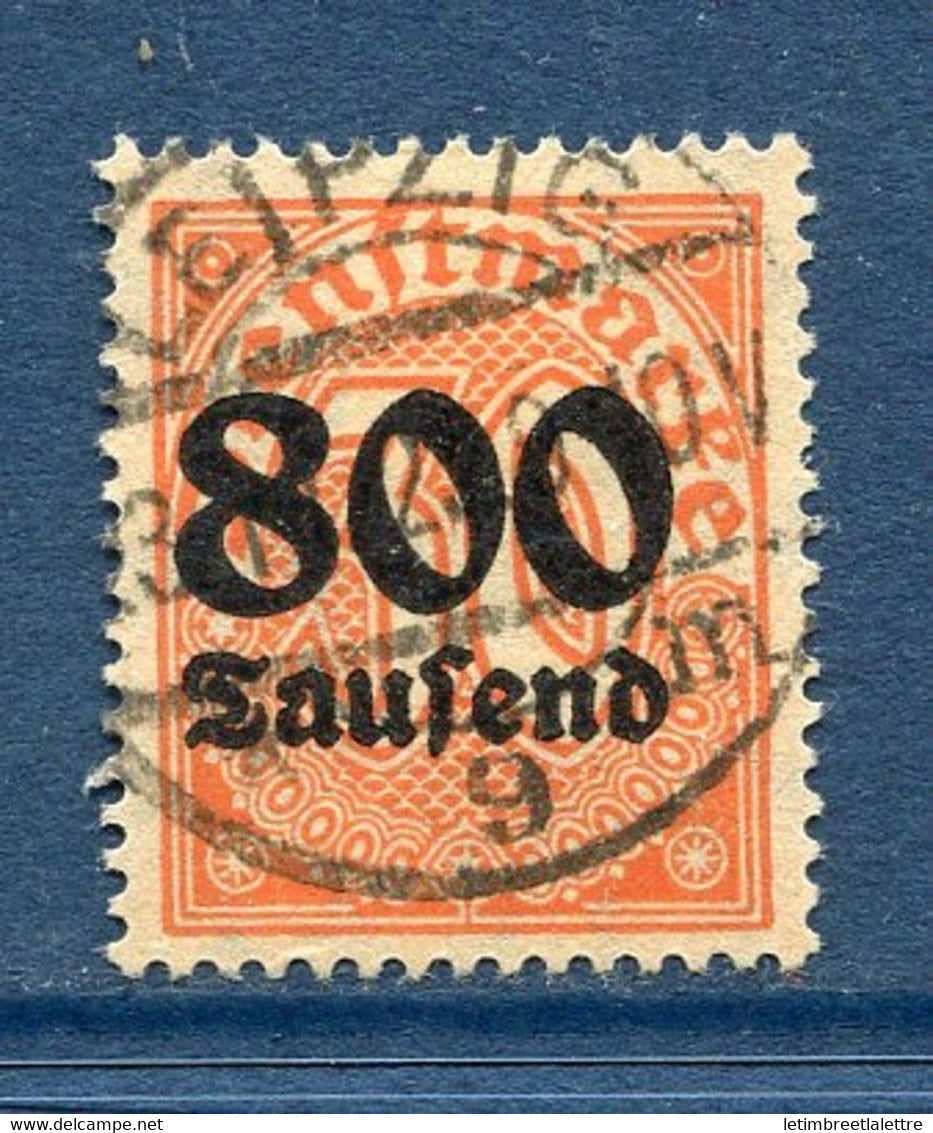 ⭐ Allemagne - Service - YT n° 43 - Oblitéré - Fil. A - 1923 ⭐