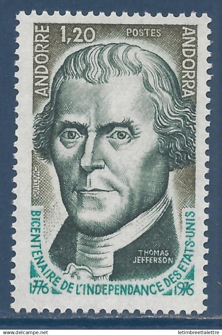 Andorre - YT n° 255 ** - Neuf sans charnière - 1976