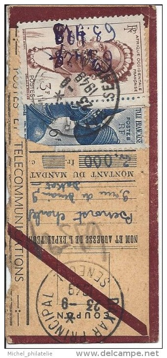 Talon de mandat du Sénégal