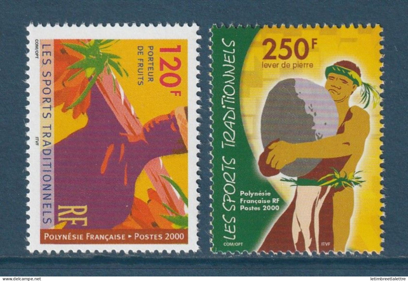Polynésie Française - YT n° 625 et 626 ** - Neuf sans charnière - 2000