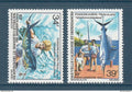 Nouvelle Calédonie - YT PA n° 202 et 203 ** - Neuf sans charnière - Poste Aérienne - 1980