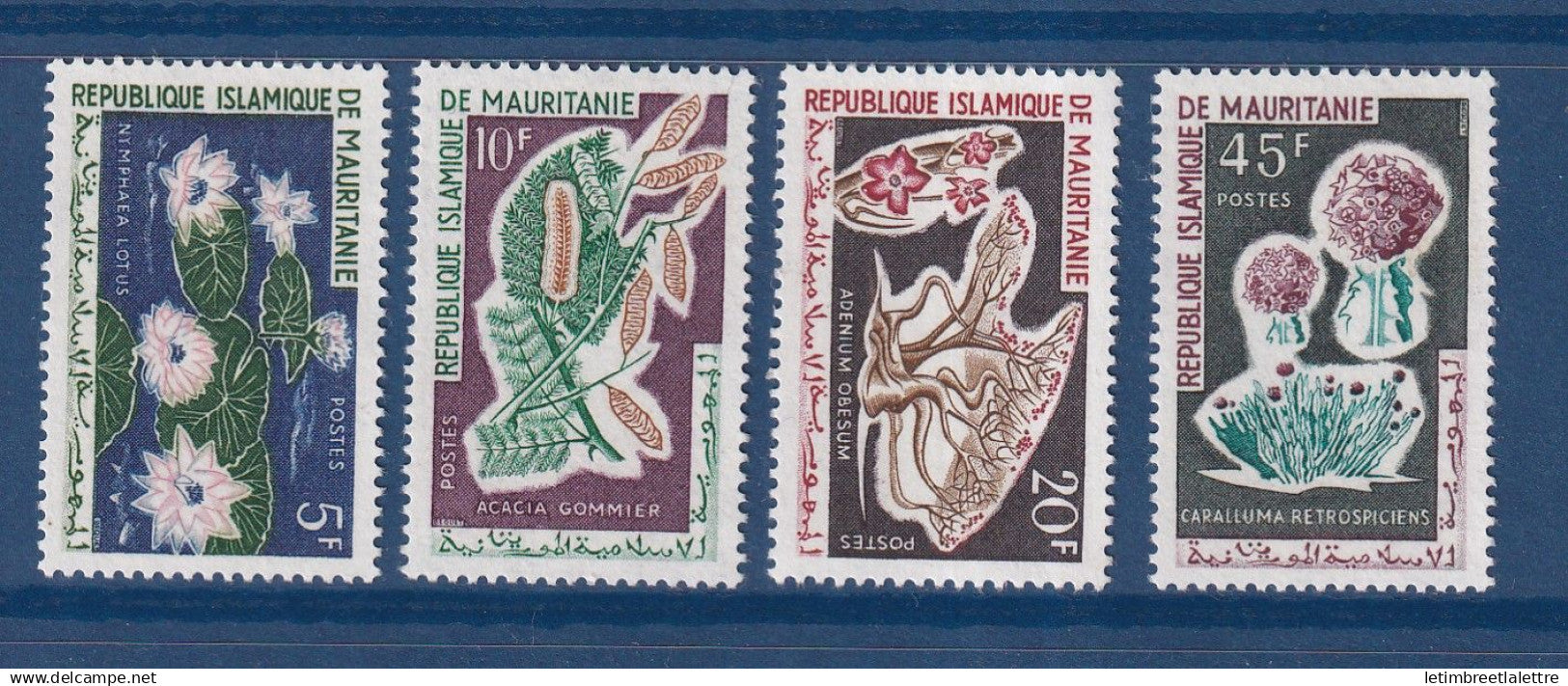 Mauritanie - YT n° 184 à 187 * - Neuf avec charnière - 1964