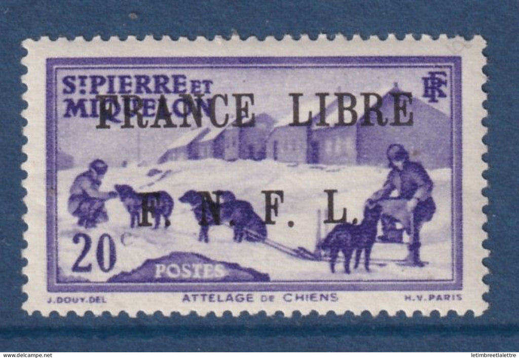 Saint Pierre et Miquelon - YT n° 252 * - Neuf avec charnière - 1941