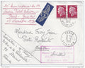50eme anniverssaire du 1er Service postal aérien, Paris - Geneve, 15 Novembre 1970