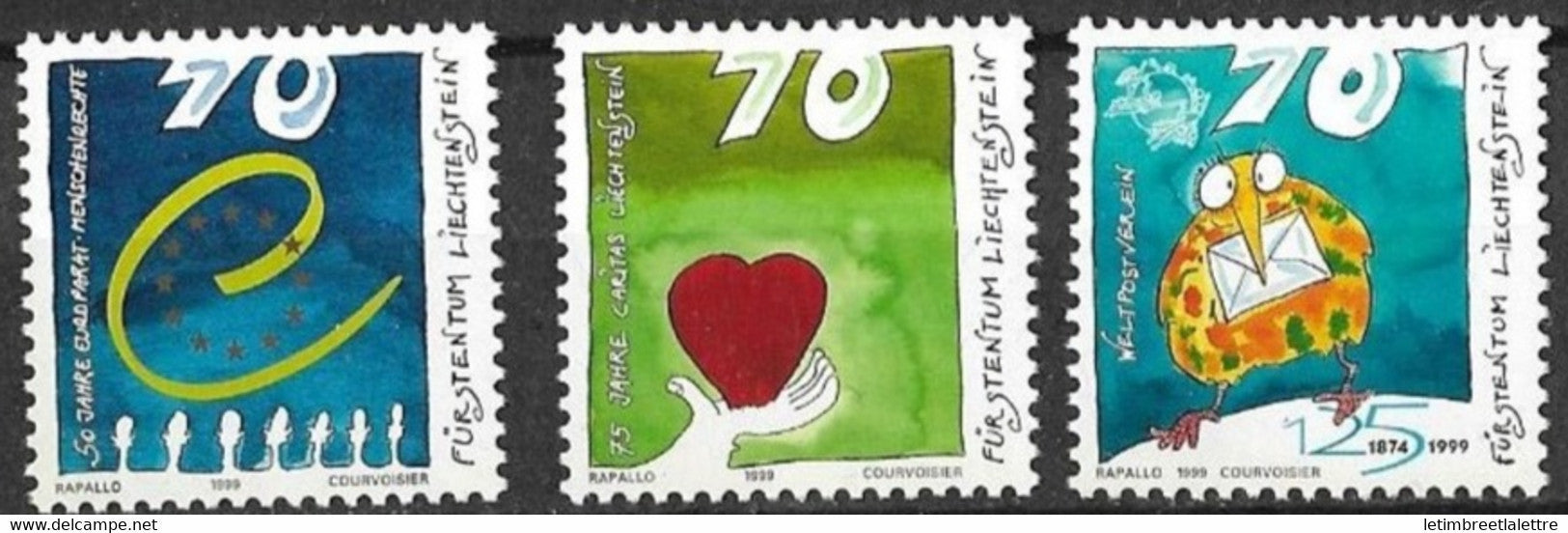 Liechtenstein - YT n° 1141 à 1143 ** - neuf sans charnière