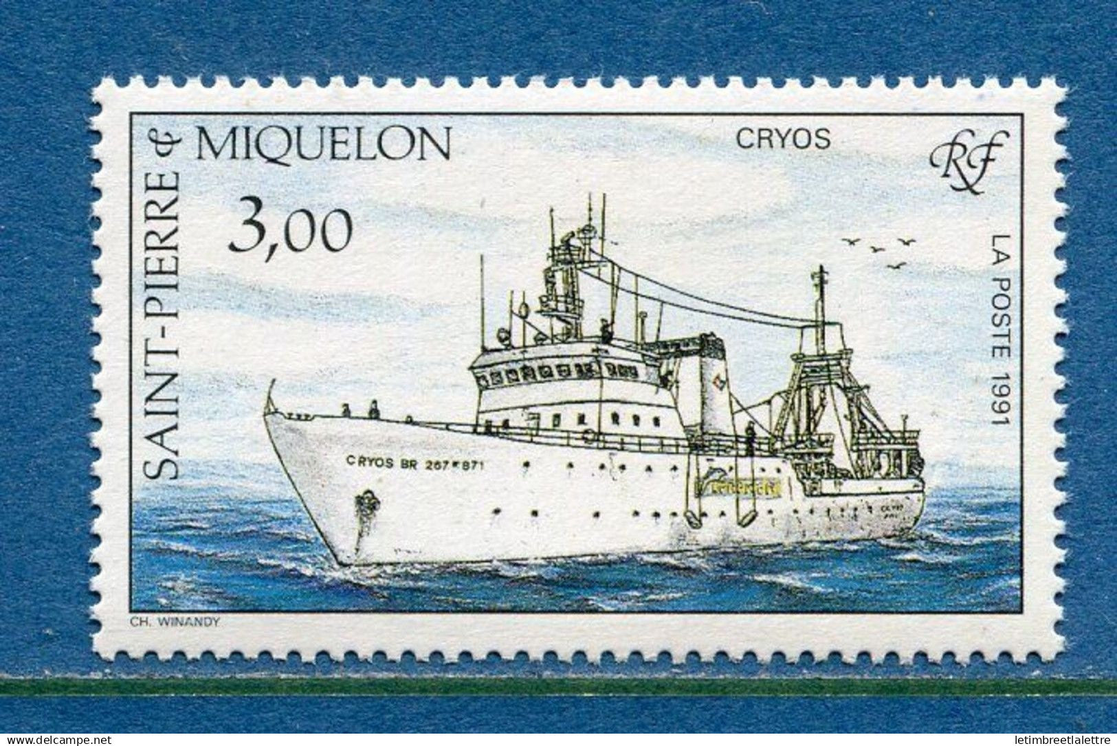Saint Pierre et Miquelon - YT n° 550 ** - Neuf sans charnière - 1991