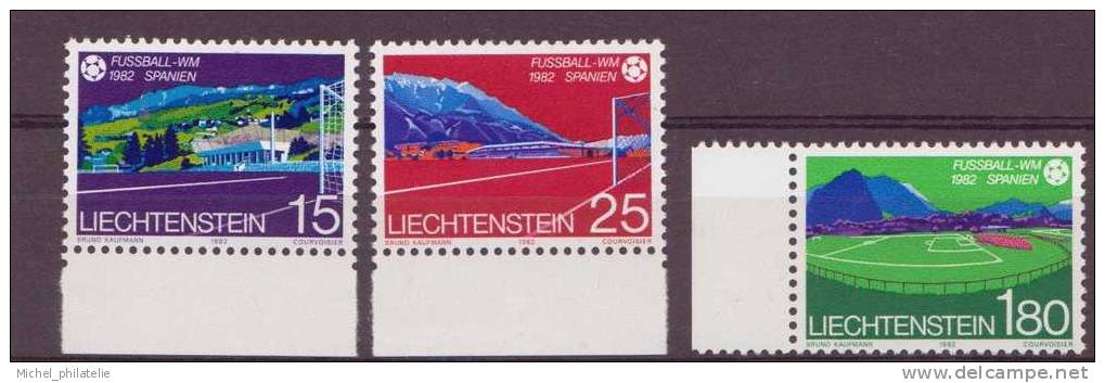 ⭐ Liechtenstein - YT n° 740 à 742 ** - Neuf sans charnière - 1982 ⭐