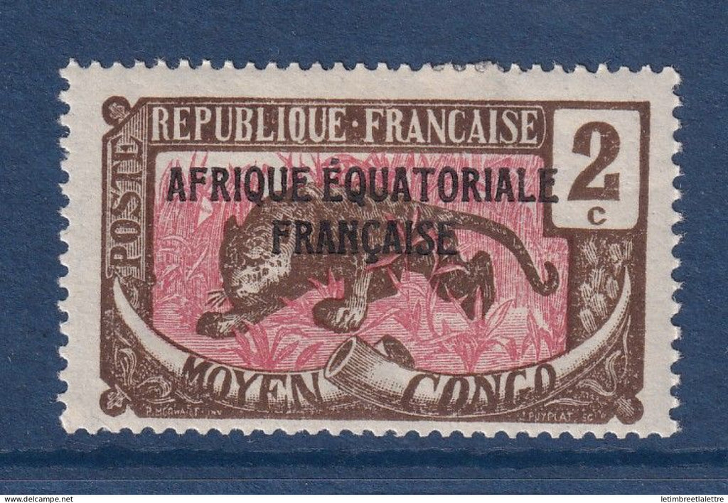 Tchad - Variété - YT n° 20 a * - Neuf avec charnière - sans Tchad - 1924