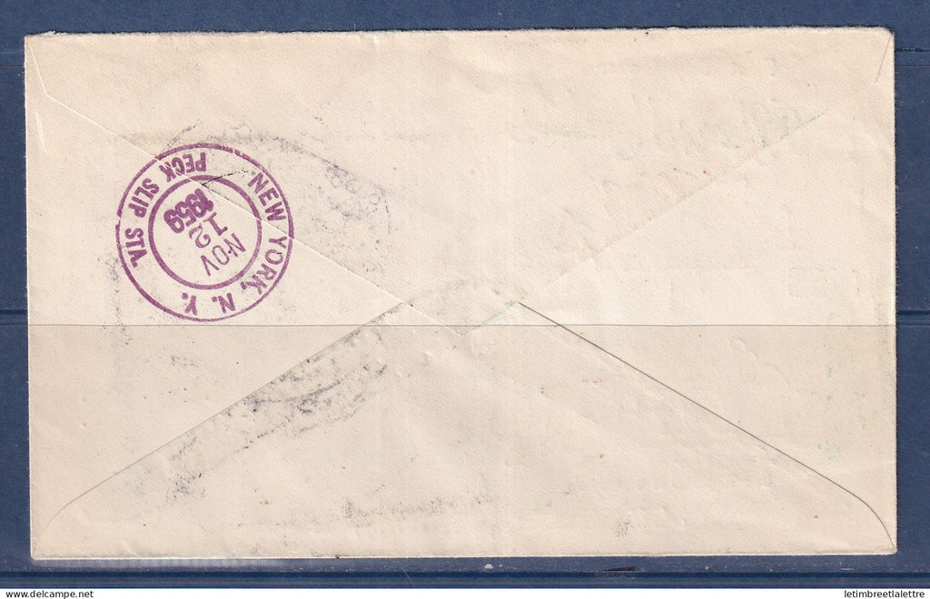 Myanmar Birmanie Burma - YT n° 77 à 79 - FDC premier jour Mandalay Centenary pour New York USA - 1959