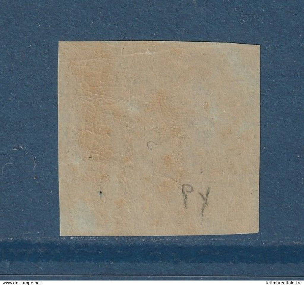 France - YT n° 11 * - Neuf avec infime charnière - Bord de Feuille - TB - 1860