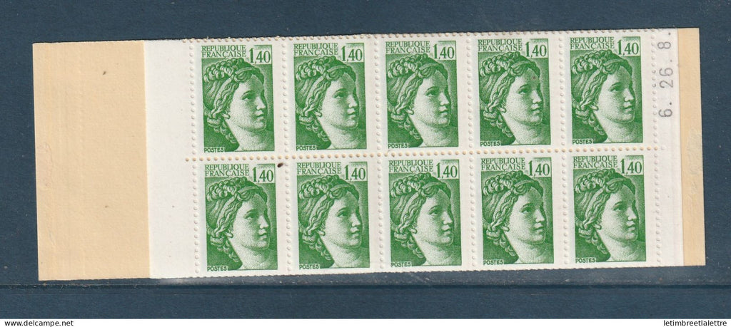 France - Carnet Sabine de Gandon - YT n° 2154 C 1 a ** - gomme mate