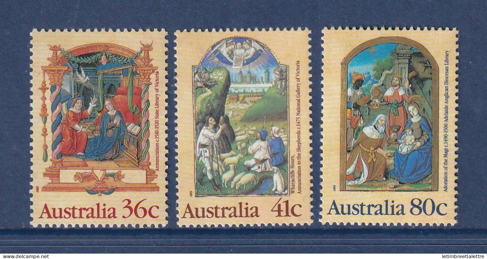 Australie - YT n° 1135 à 1137 ** - neuf sans charnière - 1989