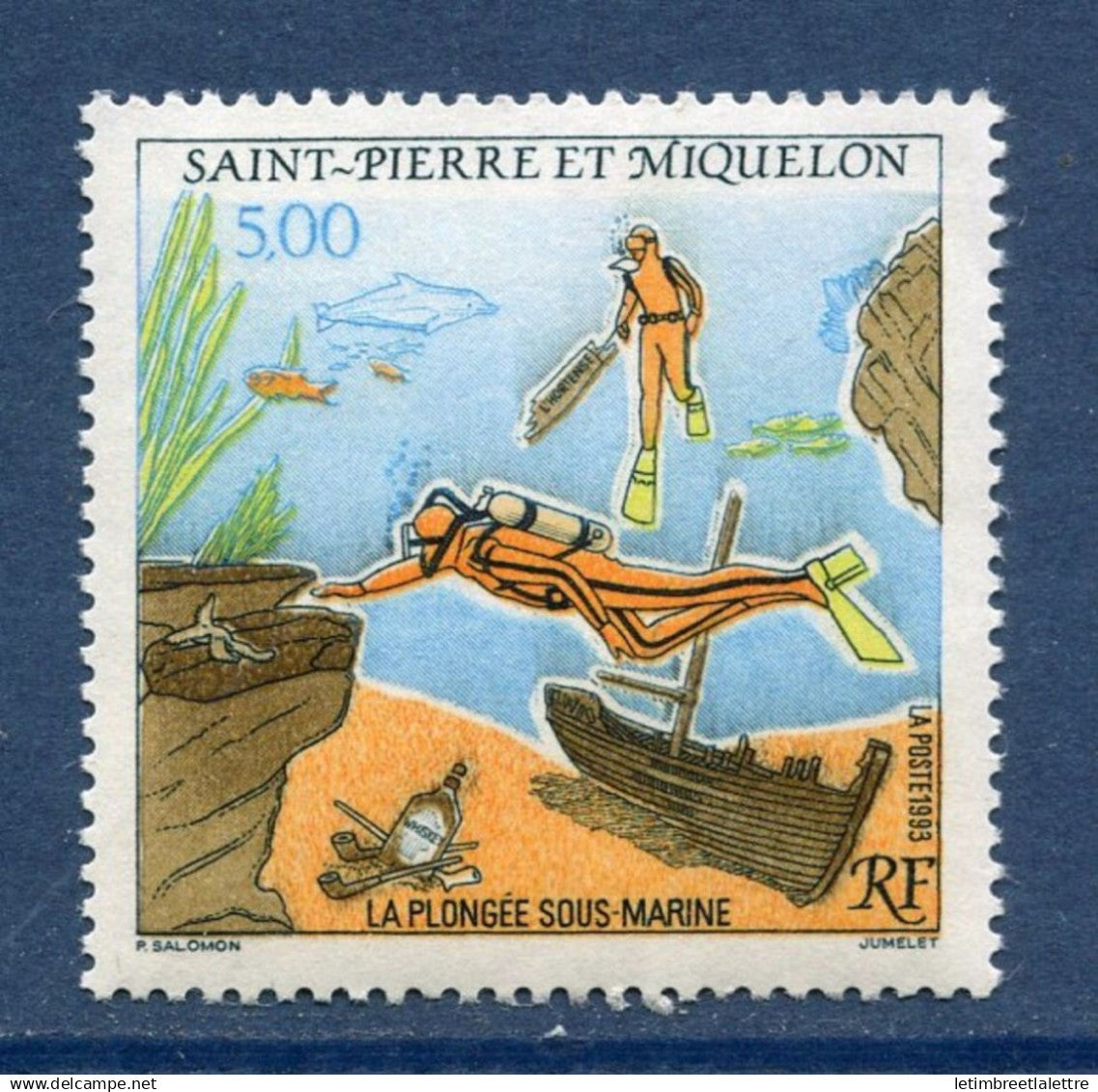 Saint Pierre et Miquelon - YT n° 574 ** - Neuf sans charnière - 1993