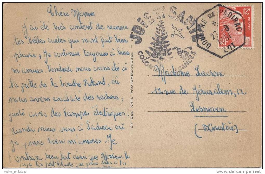 CPA, Goufre de Padirac, ( Lot ) Bureau à gérance gratuite en 1951