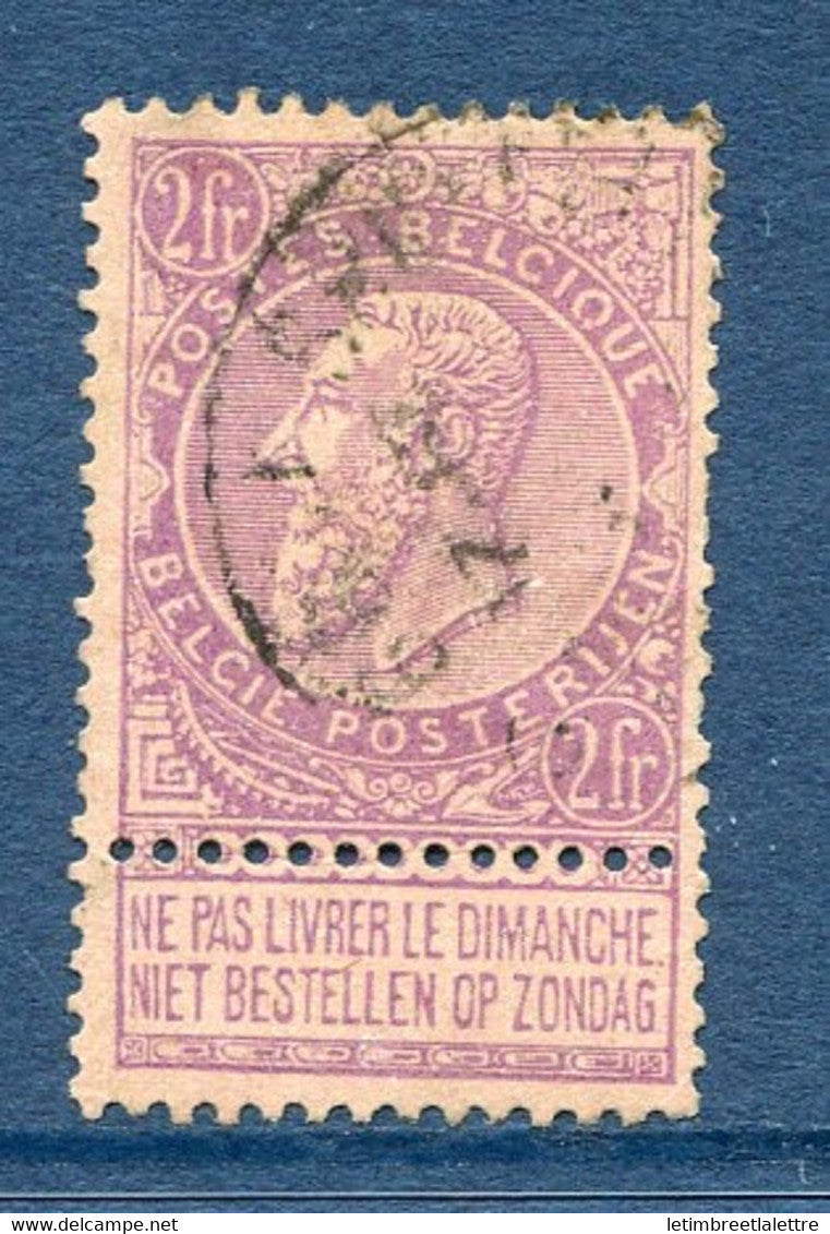 ⭐ Belgique - YT n° 66 - Oblitéré TB - 1893 / 1900 ⭐