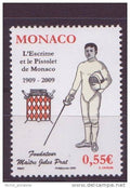 Monaco N°2675**, neuf sans charniere embleme, escrimeur