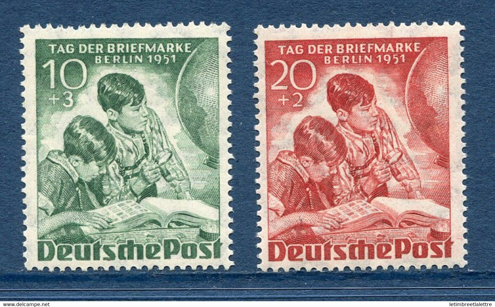 ⭐ Allemagne Berlin - YT n° 66 et 67 ** - Neuf sans charnière - 1951 ⭐