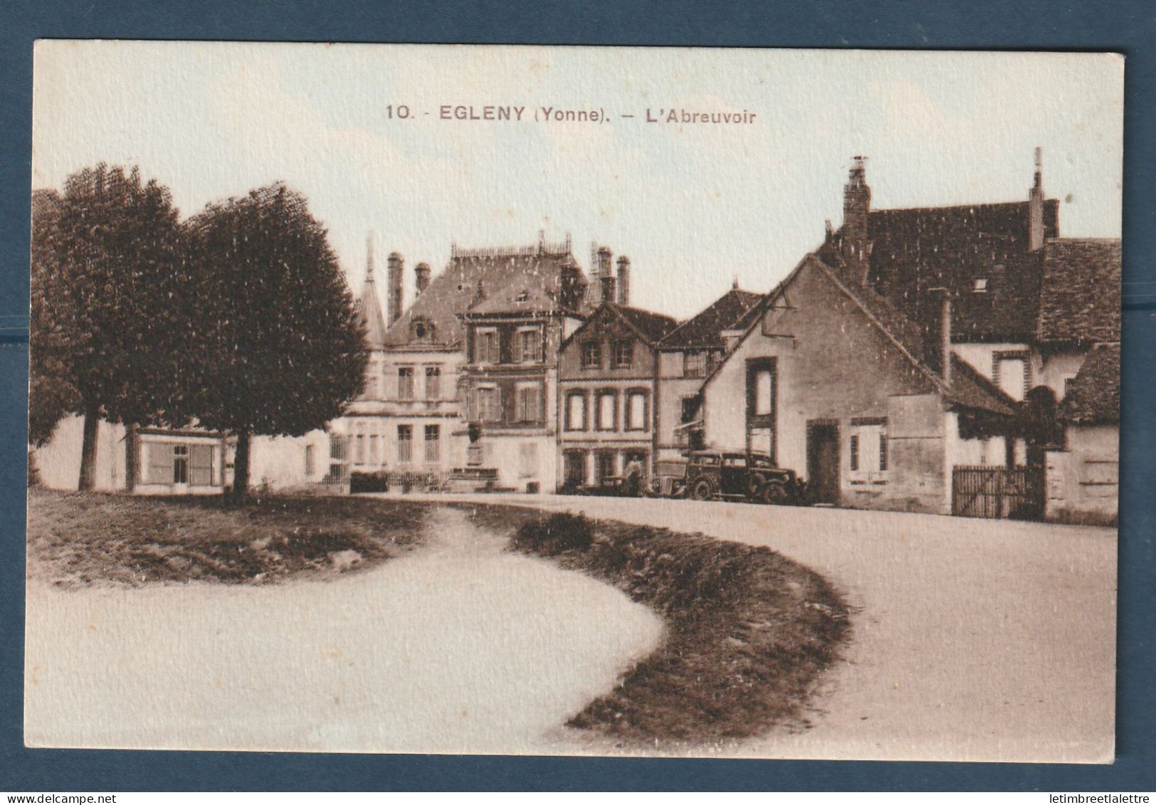 France - Carte postale - Egleny - l'Abreuvoir
