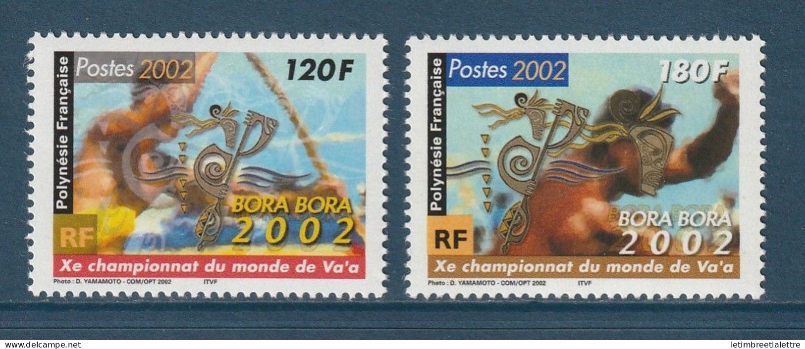 Polynésie Française - YT n° 661 et 662 ** - Neuf sans charnière - 2002
