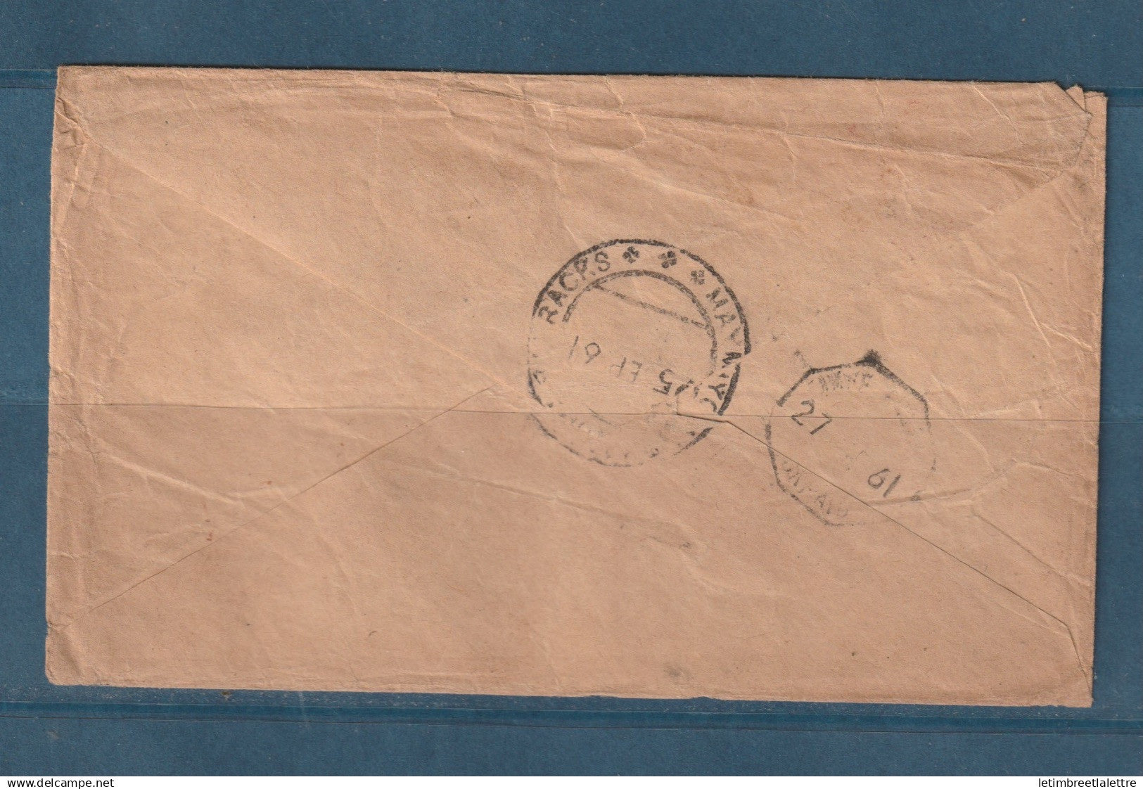 Myanmar - Birmanie - Burma - Taxe - lettre taxée de Alexandra Barracks Maymyo - port dû - 1961