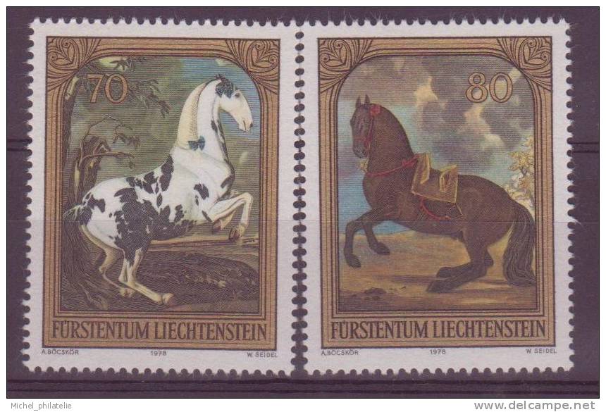 ⭐ Liechtenstein - YT n° 658 à 660 ** - Neuf sans charnière - 1978 ⭐