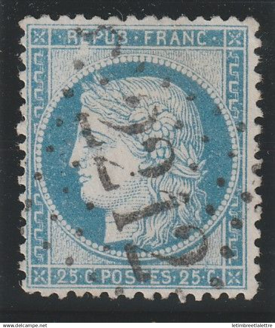 France - YT n° 60 oblitéré GC Gros Chiffre 2212 - Mareuil sur Belle
