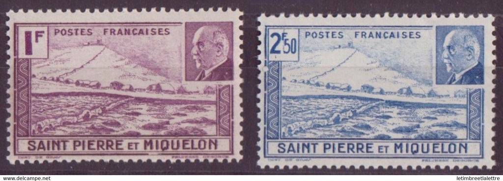 Saint Pierre et Miquelon - YT n° 208 et 210 / 211 ** - neuf sans charnière