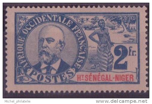 ⭐ Haut Sénégal et Niger - YT n° 16 * - Neuf avec charnière - 1906 ⭐
