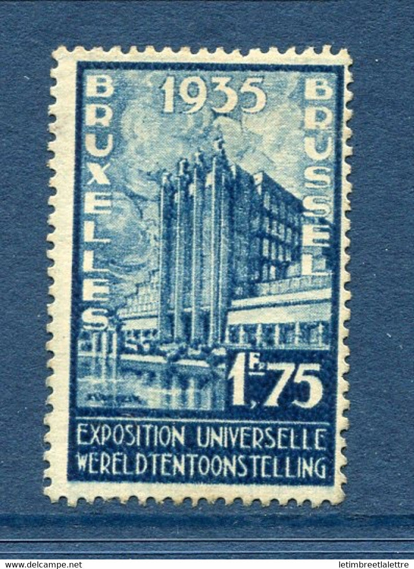 ⭐ Belgique - YT n° 389 ** - Neuf sans charnière - 1934 ⭐