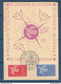 France - carte maximum - premier jour Europa - 1961