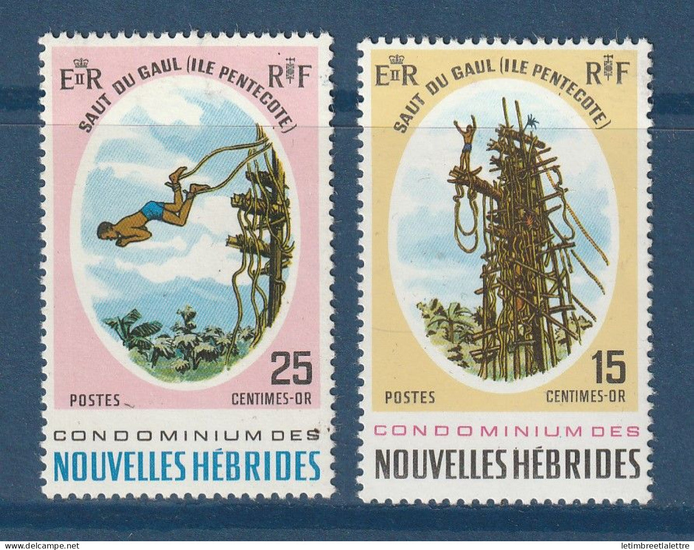 Nouvelles Hébrides - YT n° 286 et 287 ** - Neuf sans charnière - 1969