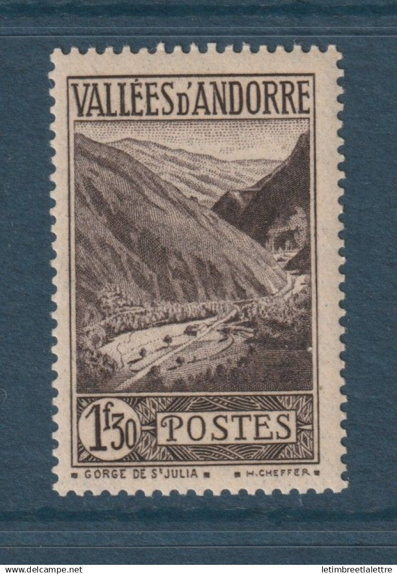 Andorre - YT n° 78 * - Neuf avec charnière - 1937 1943