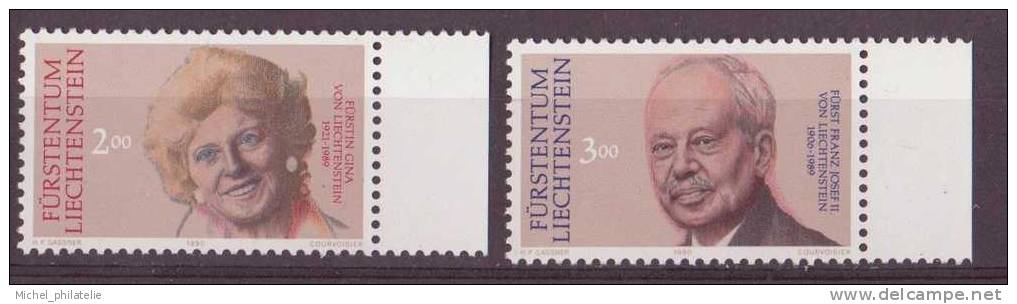 ⭐ Liechtenstein - YT n° 929 et 930 ** - Neuf sans charnière - 1990 ⭐