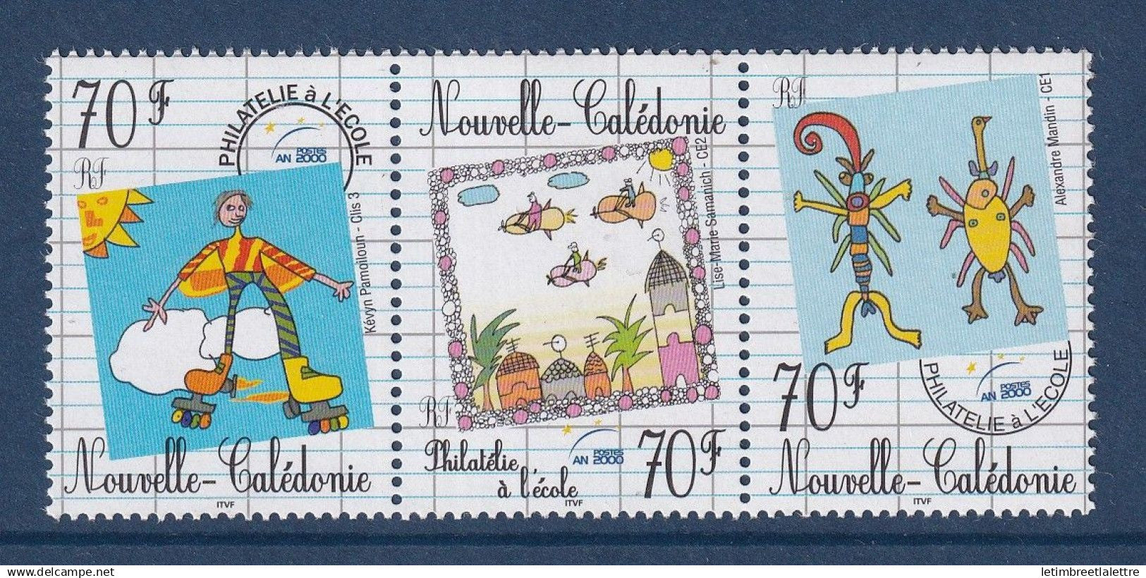 Nouvelle Calédonie - YT n° 831 à 833 ** - Neuf sans charnière - 2000