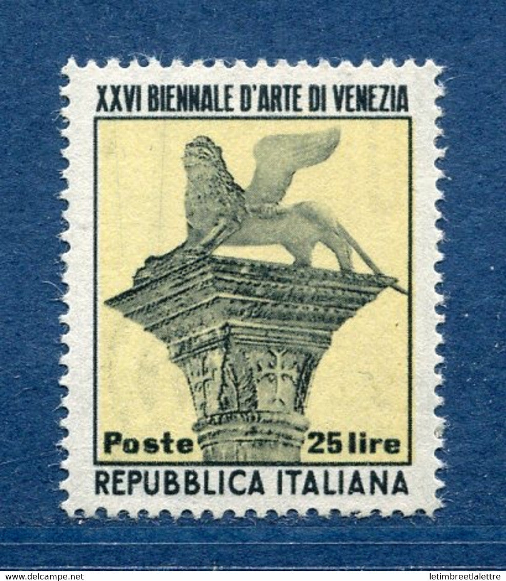 ⭐ Italie  - YT n° 630 ** - Neuf sans charnière - 1952 ⭐