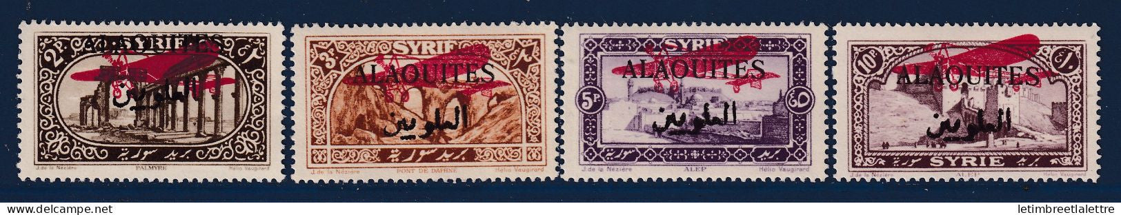 Alaouites - Poste aérienne - YT n° 9 à 12 ** - Neuf sans charnière - 1926