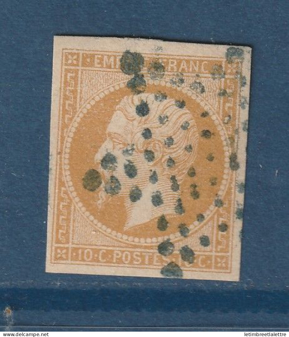 France - YT n° 13  - oblitéré étoile bleue - 1853