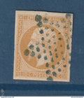 France - YT n° 13  - oblitéré étoile bleue - 1853
