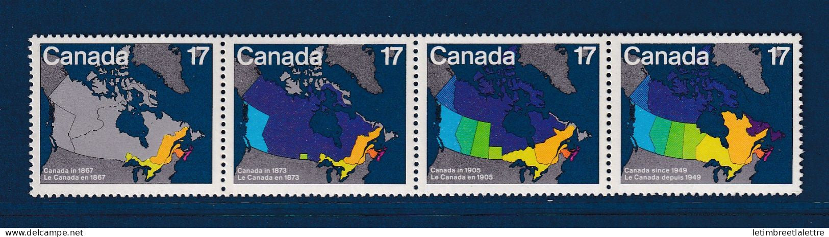 Canada - YT n° 769 à 772 ** - neuf sans charnière - 1981